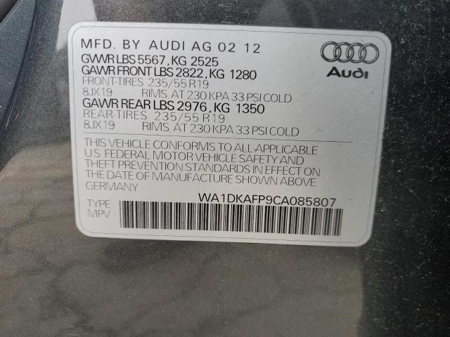 Photo 12 VIN: WA1DKAFP9CA085807 - AUDI Q5 