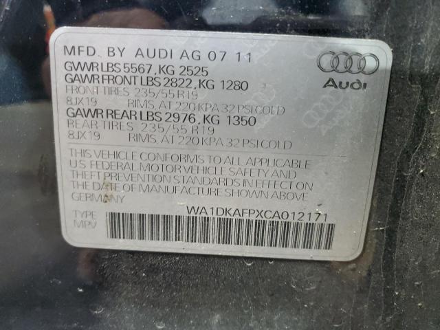 Photo 12 VIN: WA1DKAFPXCA012171 - AUDI Q5 PREMIUM 