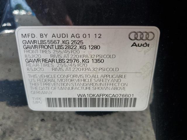 Photo 11 VIN: WA1DKAFPXCA076601 - AUDI Q5 PREMIUM 