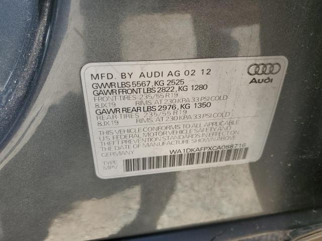 Photo 13 VIN: WA1DKAFPXCA088716 - AUDI Q5 PREMIUM 