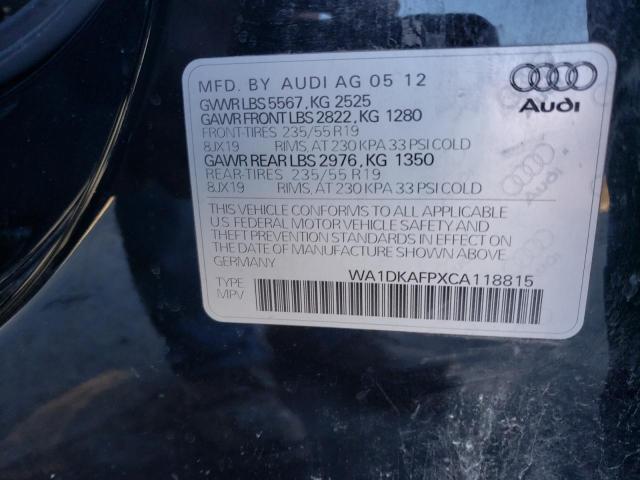 Photo 12 VIN: WA1DKAFPXCA118815 - AUDI Q5 