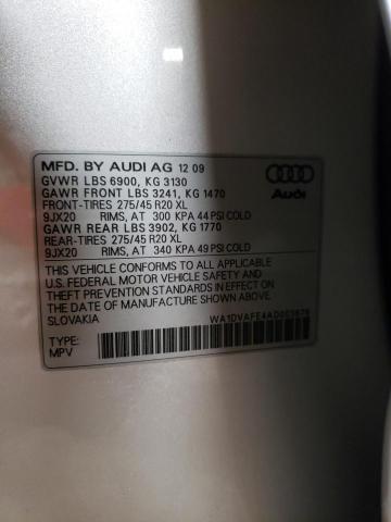 Photo 13 VIN: WA1DVAFE4AD003676 - AUDI Q7 PRESTIG 