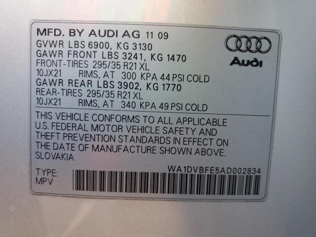 Photo 13 VIN: WA1DVBFE5AD002834 - AUDI Q7 PRESTIG 