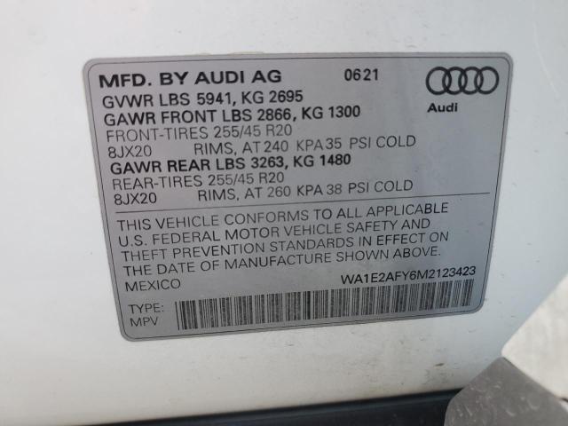 Photo 9 VIN: WA1E2AFY6M2123423 - AUDI Q5 E PREMI 