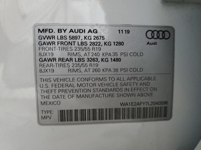 Photo 11 VIN: WA1E2AFY7L2040596 - AUDI Q5 E PREMI 