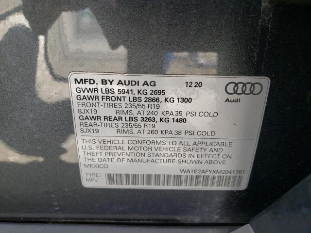 Photo 9 VIN: WA1E2AFYXM2041761 - AUDI Q5 E PREMI 