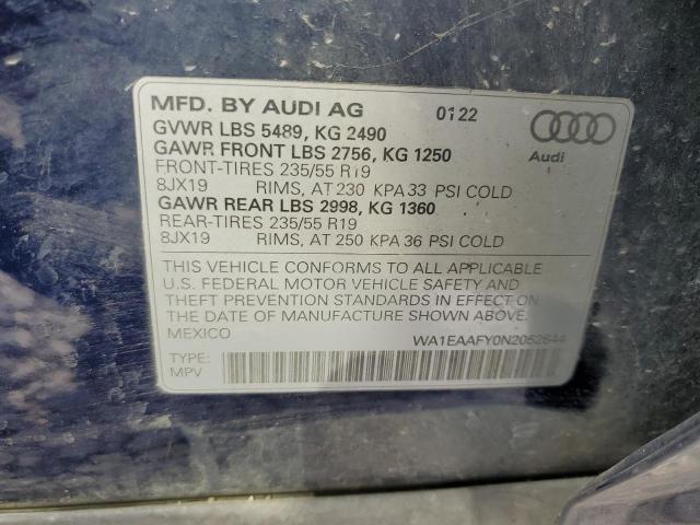 Photo 13 VIN: WA1EAAFY0N2052644 - AUDI Q5 