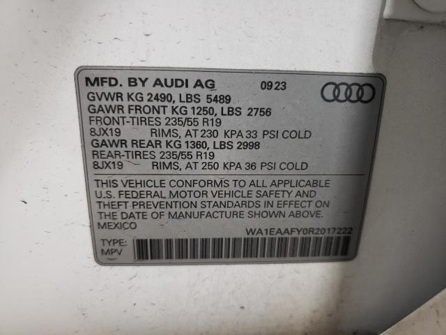 Photo 12 VIN: WA1EAAFY0R2017222 - AUDI Q5 