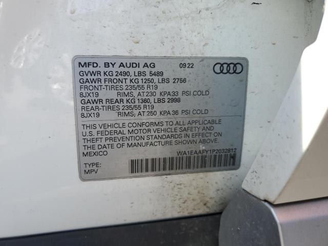 Photo 11 VIN: WA1EAAFY1P2032812 - AUDI Q5 PREMIUM 