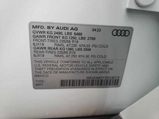 Photo 12 VIN: WA1EAAFY1P2132117 - AUDI Q5 PREMIUM 