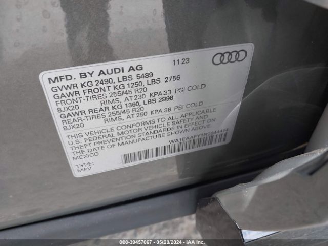 Photo 8 VIN: WA1EAAFY1R2044414 - AUDI Q5 