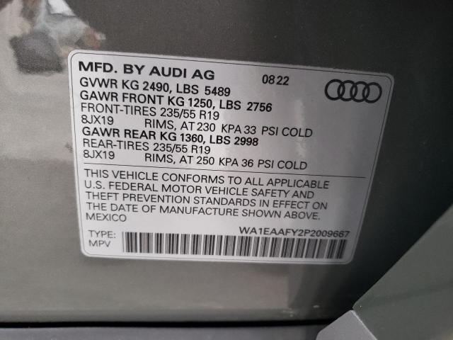 Photo 12 VIN: WA1EAAFY2P2009667 - AUDI Q5 