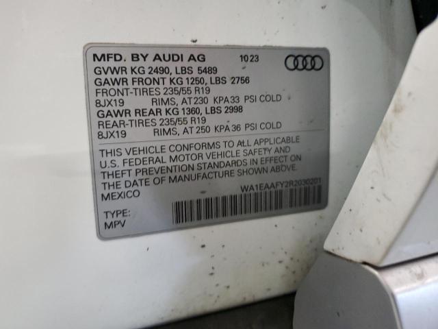 Photo 12 VIN: WA1EAAFY2R2030201 - AUDI Q5 PREMIUM 