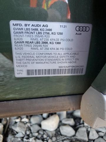 Photo 12 VIN: WA1EAAFY3N2042951 - AUDI Q5 PREMIUM 