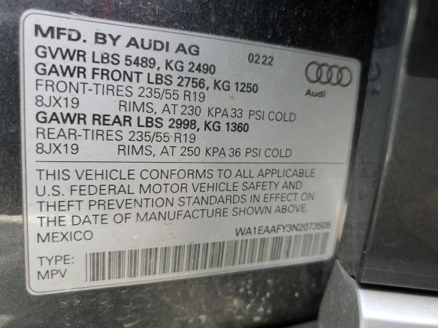 Photo 13 VIN: WA1EAAFY3N2073505 - AUDI Q5 