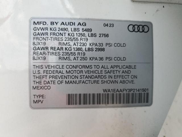 Photo 13 VIN: WA1EAAFY3P2141501 - AUDI Q5 PREMIUM 