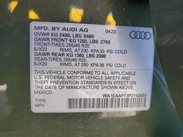 Photo 12 VIN: WA1EAAFY3P2143555 - AUDI Q5 