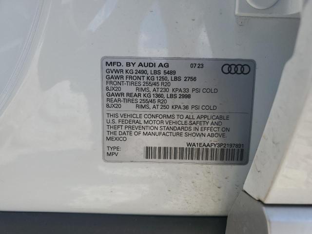 Photo 12 VIN: WA1EAAFY3P2197891 - AUDI Q5 PREMIUM 