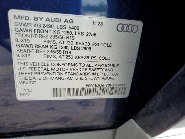 Photo 12 VIN: WA1EAAFY3R2054331 - AUDI Q5 PREMIUM 