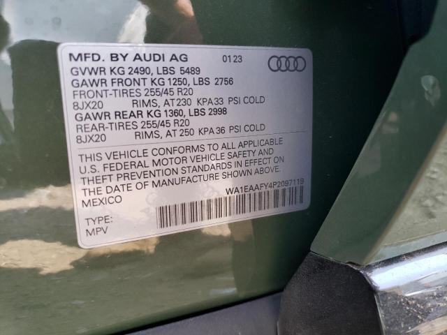 Photo 11 VIN: WA1EAAFY4P2097119 - AUDI Q5 PREMIUM 