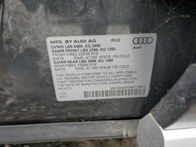 Photo 12 VIN: WA1EAAFY5N2118833 - AUDI Q5 