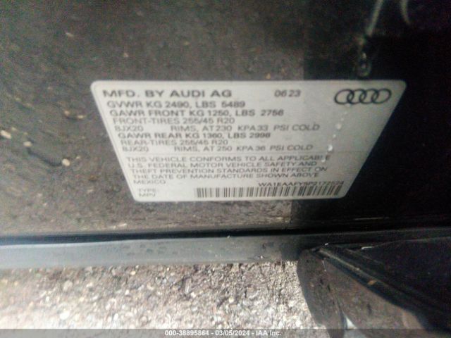 Photo 8 VIN: WA1EAAFY5P2172524 - AUDI Q5 