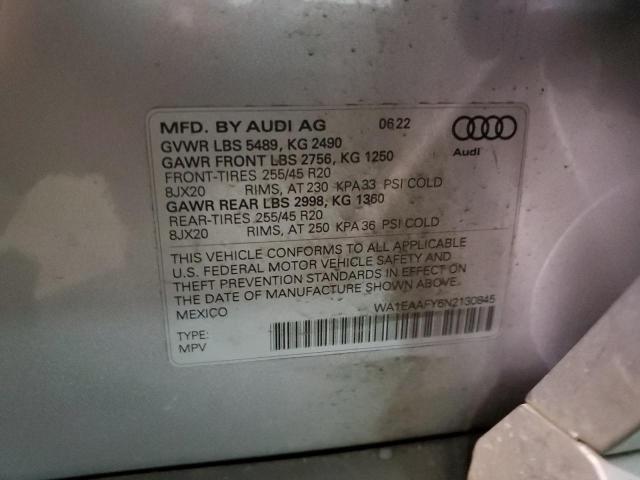 Photo 12 VIN: WA1EAAFY6N2130845 - AUDI Q5 