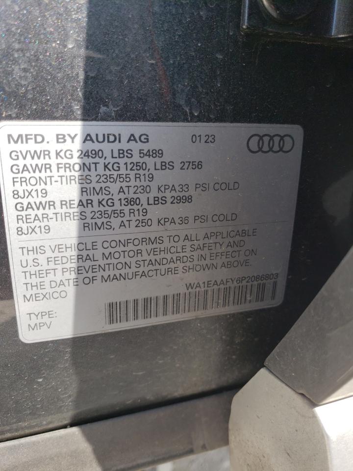 Photo 12 VIN: WA1EAAFY6P2086803 - AUDI Q5 