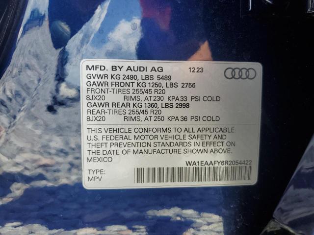 Photo 13 VIN: WA1EAAFY6R2054422 - AUDI Q5 PREMIUM 