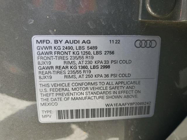 Photo 11 VIN: WA1EAAFY8P2065242 - AUDI Q5 