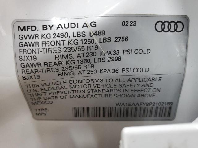 Photo 12 VIN: WA1EAAFY8P2102189 - AUDI Q5 