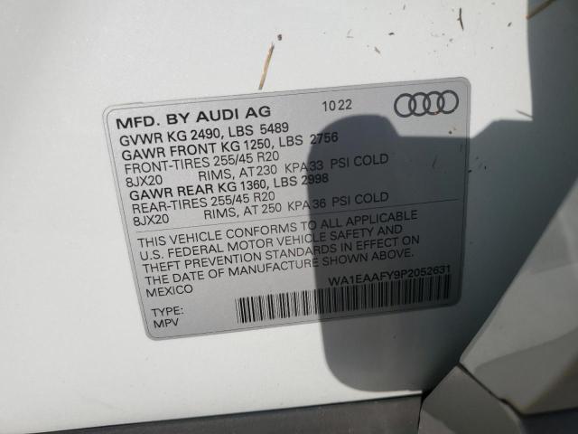 Photo 13 VIN: WA1EAAFY9P2052631 - AUDI Q5 PREMIUM 