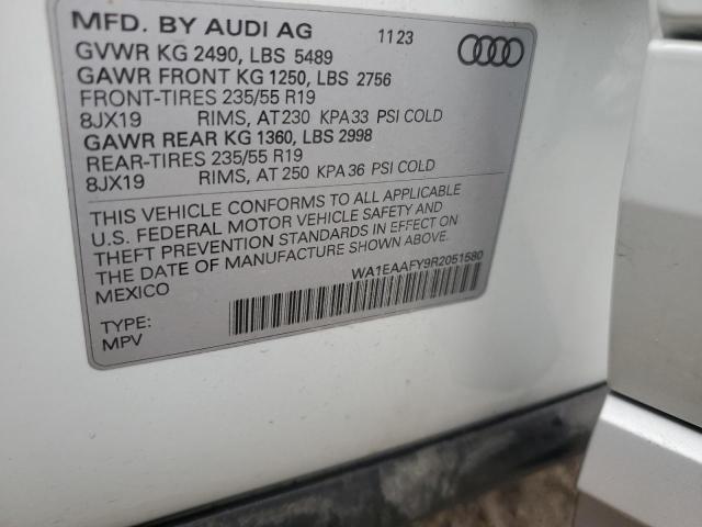 Photo 12 VIN: WA1EAAFY9R2051580 - AUDI Q5 PREMIUM 