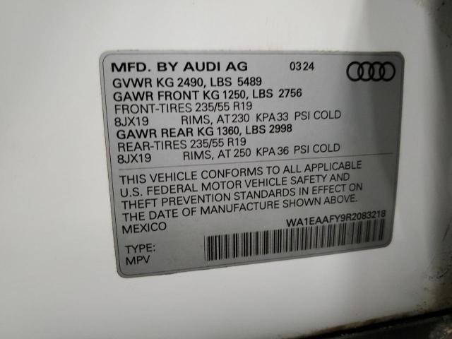 Photo 12 VIN: WA1EAAFY9R2083218 - AUDI Q5 PREMIUM 