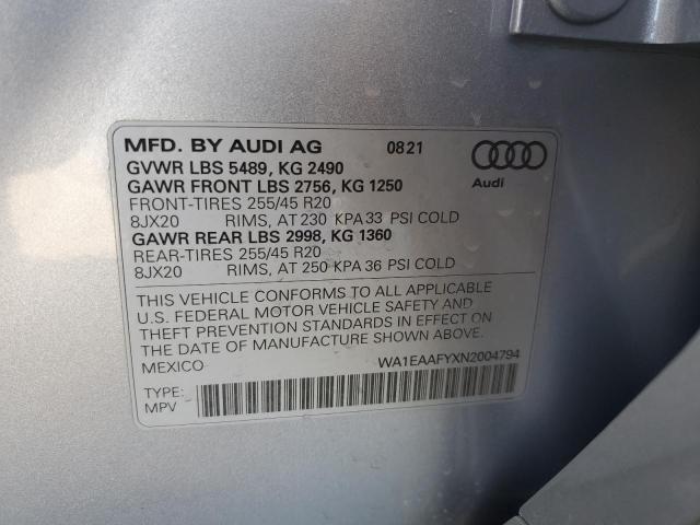 Photo 12 VIN: WA1EAAFYXN2004794 - AUDI Q5 