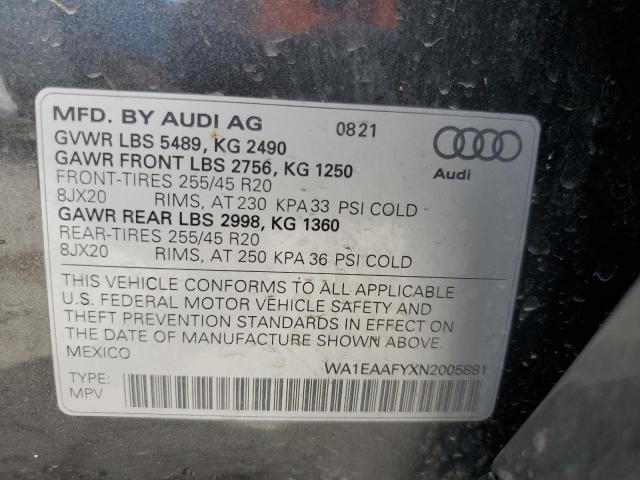 Photo 12 VIN: WA1EAAFYXN2005881 - AUDI Q5 