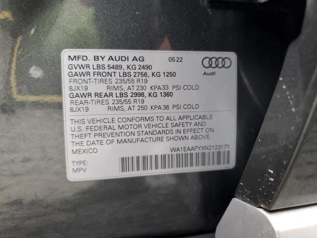 Photo 12 VIN: WA1EAAFYXN2123171 - AUDI Q5 PREMIUM 