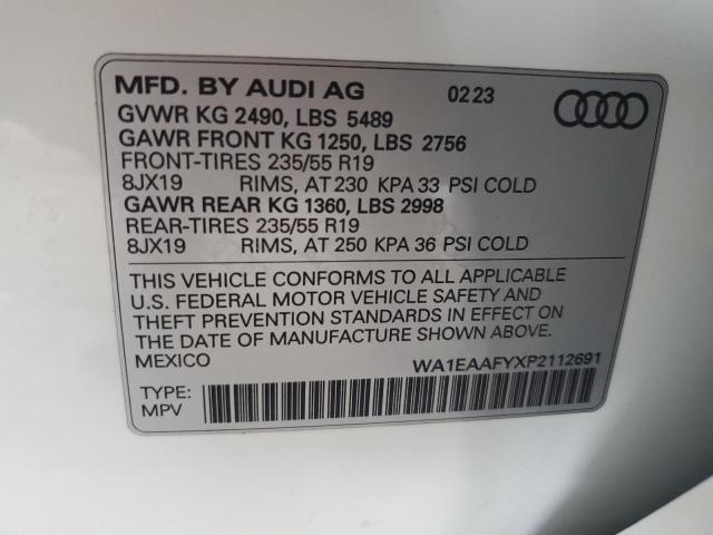 Photo 12 VIN: WA1EAAFYXP2112691 - AUDI Q5 PREMIUM 