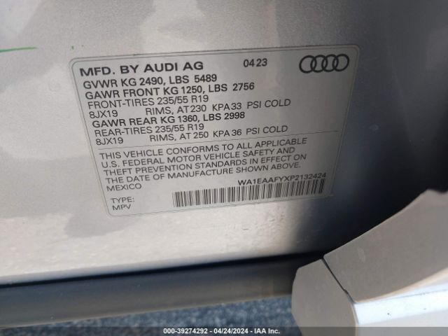 Photo 8 VIN: WA1EAAFYXP2132424 - AUDI Q5 