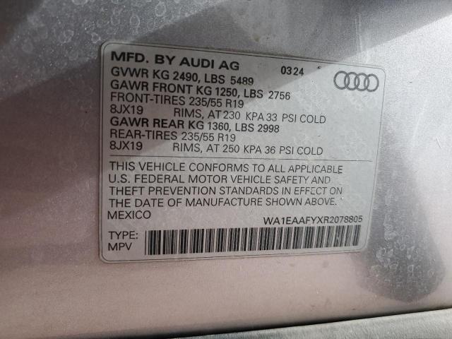 Photo 13 VIN: WA1EAAFYXR2078805 - AUDI Q5 PREMIUM 