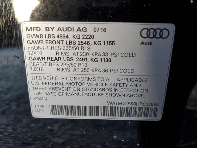 Photo 12 VIN: WA1ECCFS0HR003893 - AUDI Q3 PREMIUM 