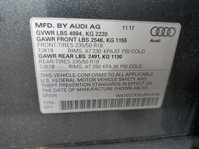 Photo 13 VIN: WA1ECCFS0JR019789 - AUDI Q3 PREMIUM 