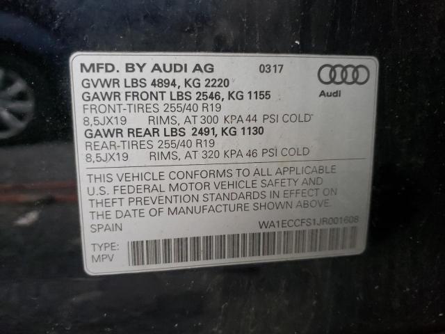 Photo 13 VIN: WA1ECCFS1JR001608 - AUDI Q3 PREMIUM 