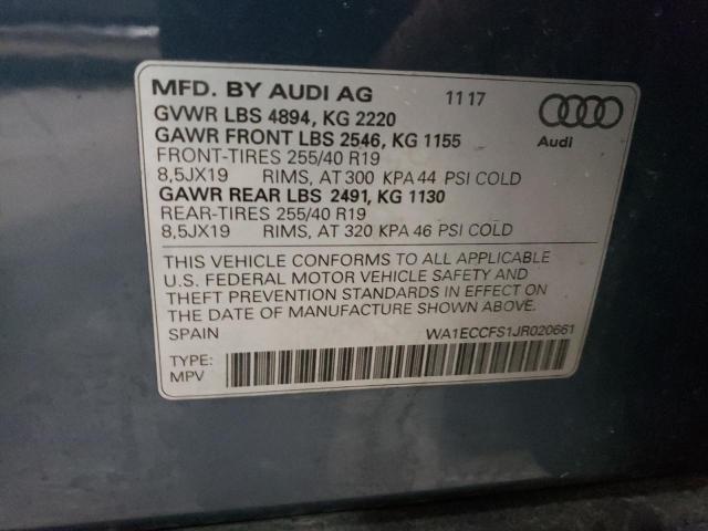 Photo 12 VIN: WA1ECCFS1JR020661 - AUDI Q3 