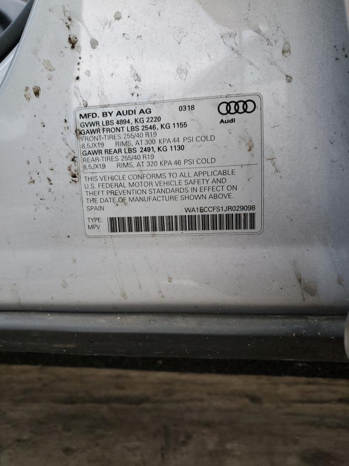 Photo 12 VIN: WA1ECCFS1JR029098 - AUDI Q3 