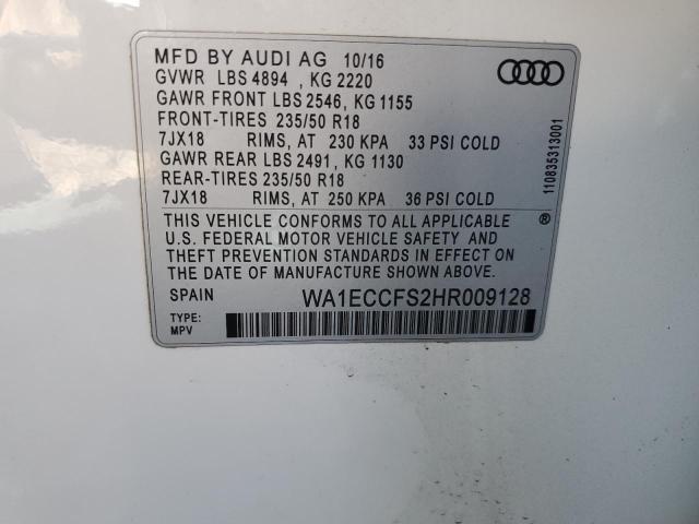 Photo 13 VIN: WA1ECCFS2HR009128 - AUDI Q3 PREMIUM 