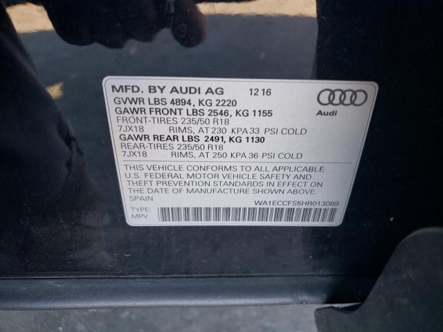 Photo 9 VIN: WA1ECCFS5HR013089 - AUDI Q3 PREMIUM 