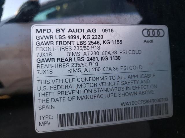 Photo 9 VIN: WA1ECCFS6HR006703 - AUDI Q3 