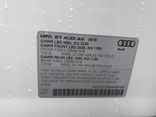 Photo 9 VIN: WA1ECCFS6HR007589 - AUDI Q3 PREMIUM 