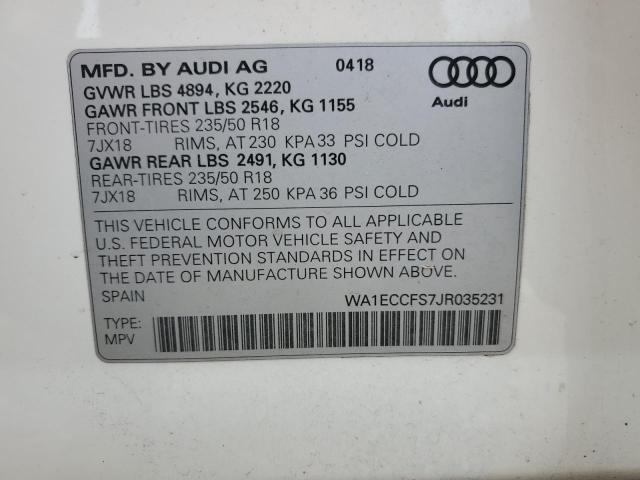 Photo 12 VIN: WA1ECCFS7JR035231 - AUDI Q3 